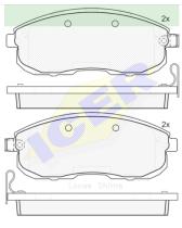 Icer Brakes 181882 - JGO.PASTILLAS