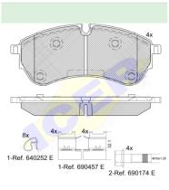 Icer Brakes 142284 - PASTILLA TURISMO